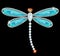 Dragonfly-brooch