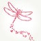 Dragonfly decal