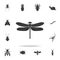 dragonfly. Detailed set of insects items icons. Premium quality graphic design. One of the collection icons for websites, web desi