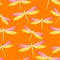 Dragonfly modern seamless pattern. Repeating dress fabric print with darning-needle insects. Flying
