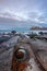 The Dragons Eye is a unique natural rock formation at Uttakleiv Beach, Lofoten Islands, Norway, Scandinavia