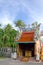 Dragons, ornaments and other religious symbols on a Chinese shrine in Phuket, Thailand.