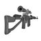 Dragunov Sniper Rifle SVD on white. 3D illustration