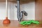 Drain Problems, blockage plumbing kitchen sink pipe unclog plunger drainage