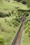 Drainage channel water in Lagoa Azul. Sete Cidades. Azores, Port