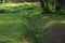 drainage ditch aeration with lawn green altorki a