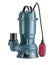 Drainage and Fecal submersible pump with a float.