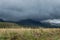 Drakensberg mountain in one stormy day