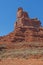 Dramatic Butte Rising Out of the Desert