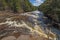 Dramatic Cascades on a Wilderness River in Spring