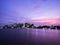 Dramatic cityscape twilight, Bangkok THAILAND