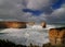 Dramatic Clouds At Great Ocean Road Victoria Australia