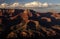 Dramatic clouds over Grand Canyon National Park from near Shoshone Point