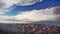 Dramatic clouds over Grand Canyon National Park from near Shoshone Point