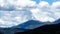 Dramatic clouds over Pyrenees mountains, video timelapse