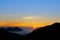 Dramatic Clouds rolling over mountains at sunrise-Hehuan shan/ Joy mountain