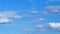 Dramatic cloudscape. Blue sky white clouds formation. Heavenly skies clouds. Cloudscape sunny day. Change of weather.