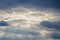 Dramatic Cloudscape, Dark Clouds, Big Storm, before heavy rain