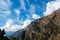 Dramatic cloudscape in himalayan mountains