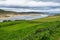 Dramatic coastal landscape in Scotland north coast between the towns of Durness and Thurso