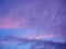 Dramatic colorful purple sky, beautiful pastel cloudy sky