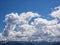 Dramatic cumulus clouds