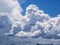 Dramatic cumulus clouds