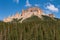 Dramatic Dunsimere Mountain rises above the Cimmaron Valley, Colorado.