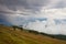 Dramatic evening in Gerlitzen Apls before storm,Austria.