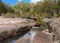 Dramatic Granite Rock Landscape At Bald Rock Creek Girraween National Park NSW Australia