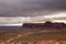 dramatic and iconic western landscape in Monument Valley