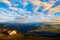 Dramatic landscape with colorful from sunlight at Tonglu trekker