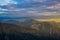 Dramatic landscape with colorful from sunlight at Tonglu trekker