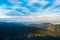 Dramatic landscape with colorful from sunlight at Tonglu trekker