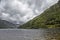 Dramatic landscape from the heart of Glendalough valley Irish Sc