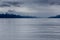 Dramatic landscape of Patagonian mountains, taken from the beagle channel. Ushuaia, patagonia, Argentina