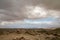 Dramatic landscape view judean desert
