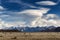 Dramatic Lenticular cloud over the Andes mountain range
