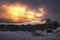 Dramatic Light On Winter Etna Park, Sicily