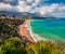 Dramatic morning view of popular italian destination - Guidaloca beach, Scopello location, Sicily, Europe. Incredible summer seasc