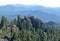 Dramatic Mountain Ridge in Custer State Park, South Dakota