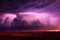 Dramatic Nature's Fury: Captivating Storm with Electrifying Lightning. Generative AI