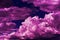 dramatic purple clouds
