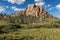 Dramatic Rock Formation in Castle Rock Park in Central Colorado.