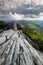 Dramatic Rock Outcrop Blue Ridge Mountains