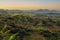 Dramatic scene of the highland countryside of Nasugbu, Batangas, Philippines