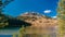 The dramatic scenery of Beartooth Lake in Wyoming.