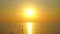 Dramatic sea sunrise or sunset sky over tropical sea video amazing summer sunset seascape 4K footage.