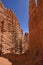 Dramatic Shadows in a Red Rock Canyon