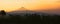 Dramatic Sky Clouds Evening Sunset Mount Jefferson Central Oregon